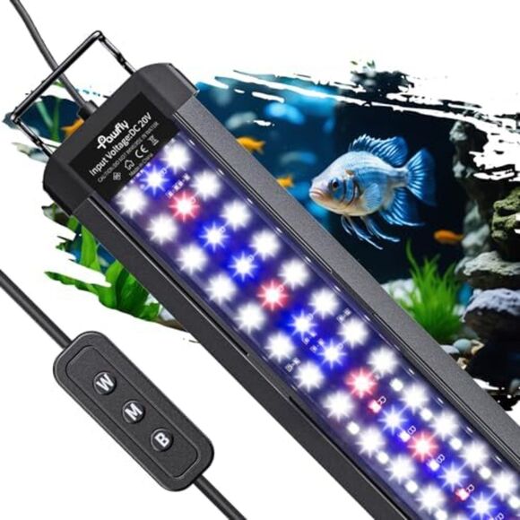 Other - 11W Aquarium LED Light for 12 to 18 Inch Fish Tanks Extendable Fish Tank Light